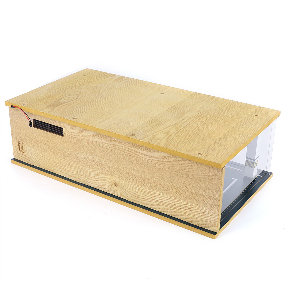 Display Case for Cars Acylic Cover and LED Lighting for 1/24 Scale Diecast Car