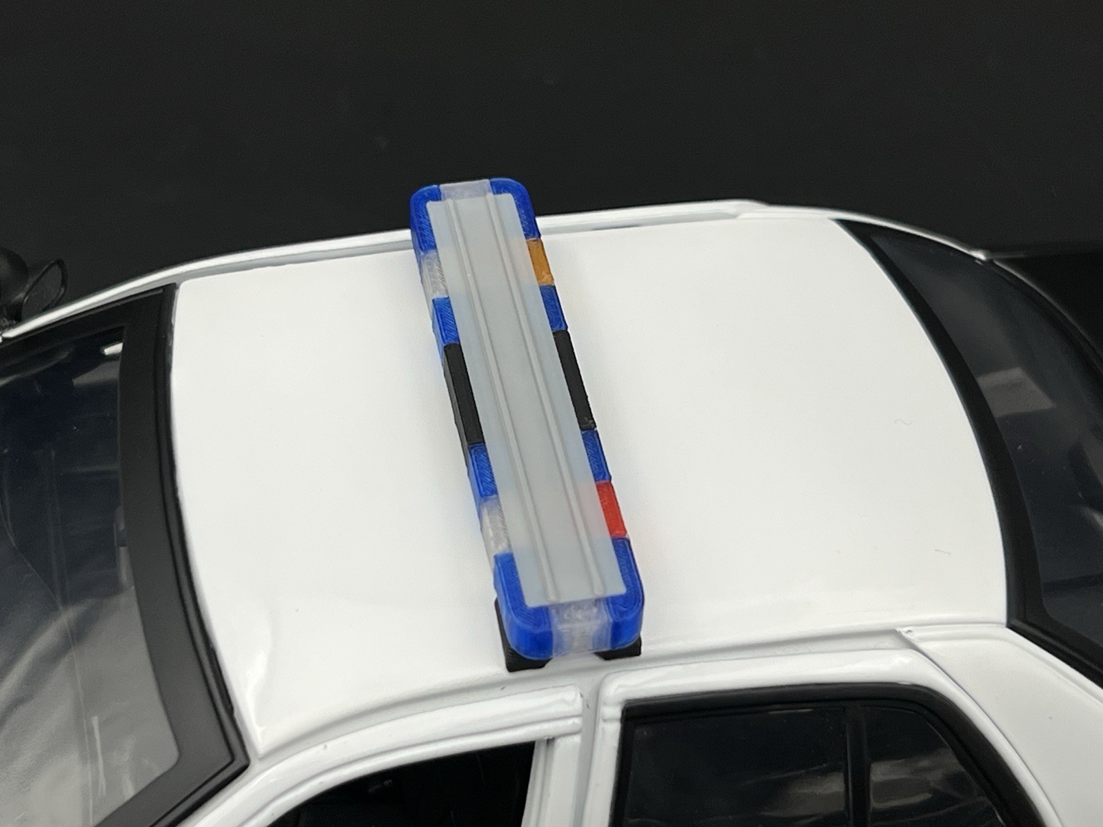 1/18 Scale LED Ready Whelen Edge United Kingdom Police Lightbar Blue Red 1812 UK
