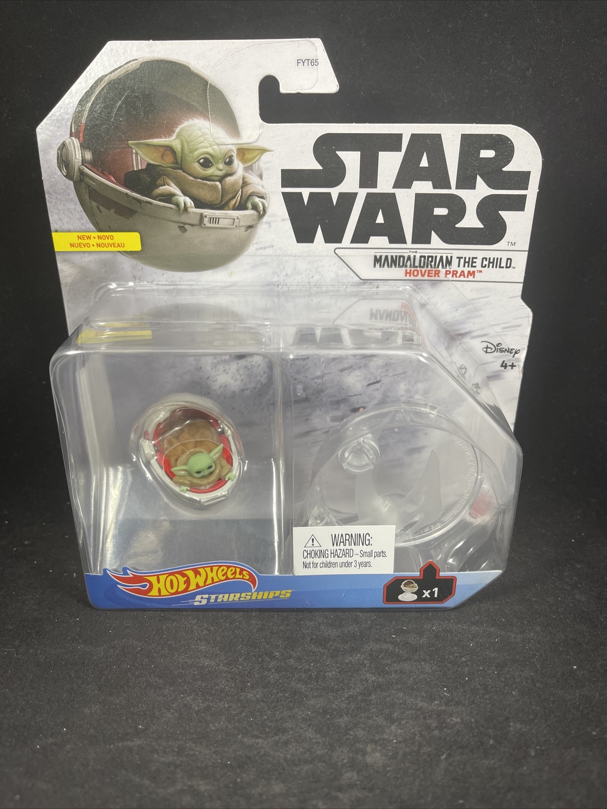 STAR WARS MANDALORIAN THE CHILD GROGU HOVER PRAM HOT WHEELS