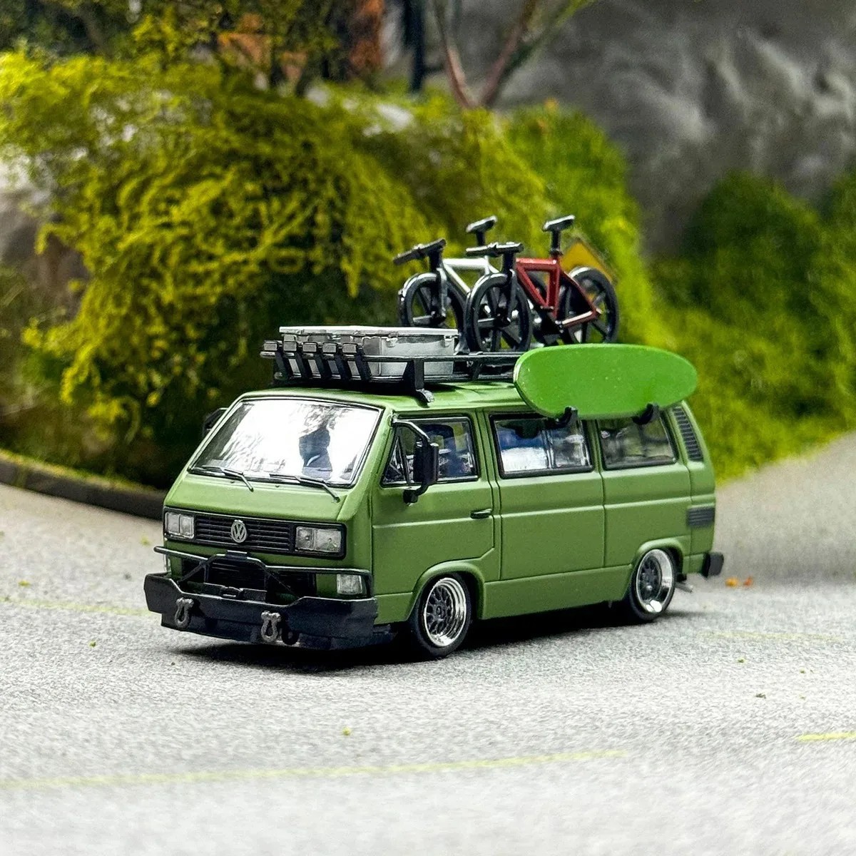 Mortal 1/64 VW T3 Transporter BBS Wheel Hub Alloy Motor Vehicle Toy Die-casting