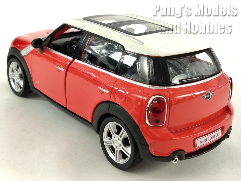 5 Inch Mini Cooper Countryman S 1/34 Scale Diecast Model by Unifortune – RED
