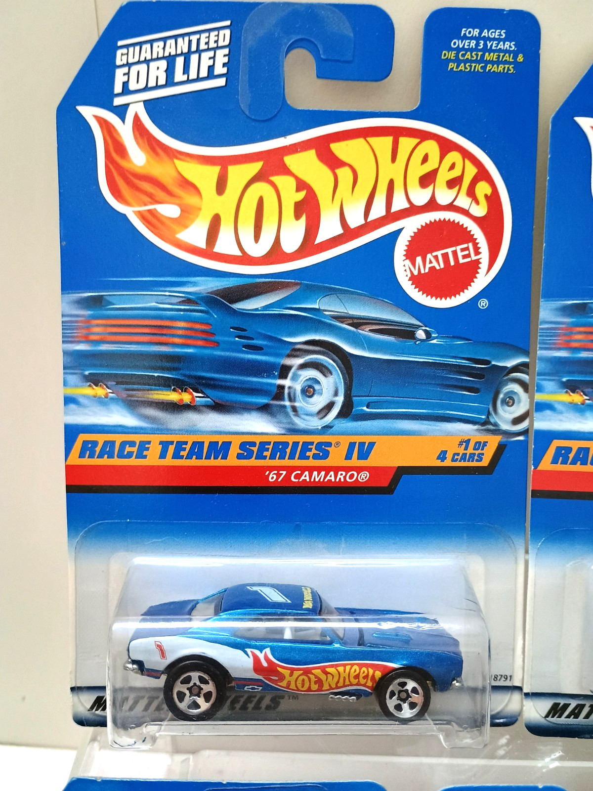 1997 Hot Wheels Race Team Series IV Complete Set Of 4 Vehicles; NIP Never Opened