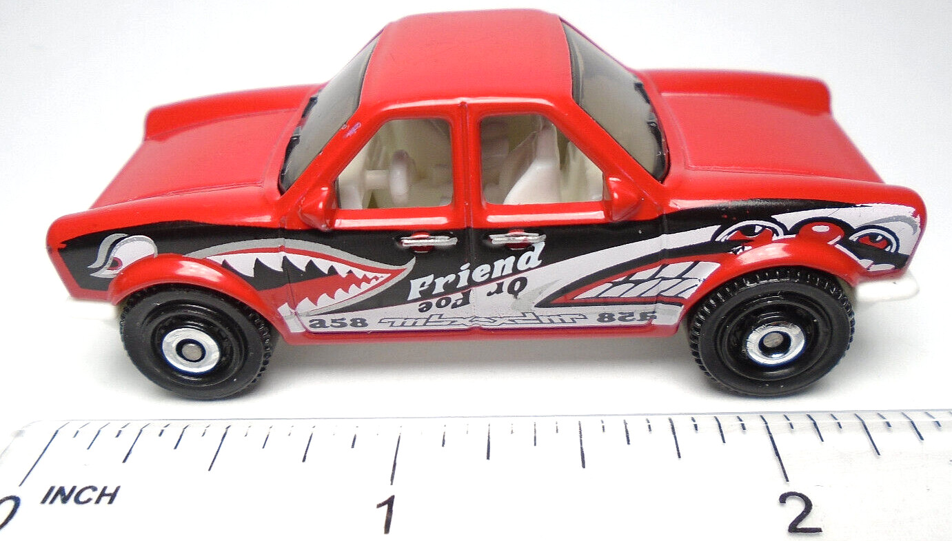 2021 MATCHBOX PUSH’N PULLER #A58 FRIEND OR FOE RED 1:64 DIECAST 2 1/2″ RACE CAR