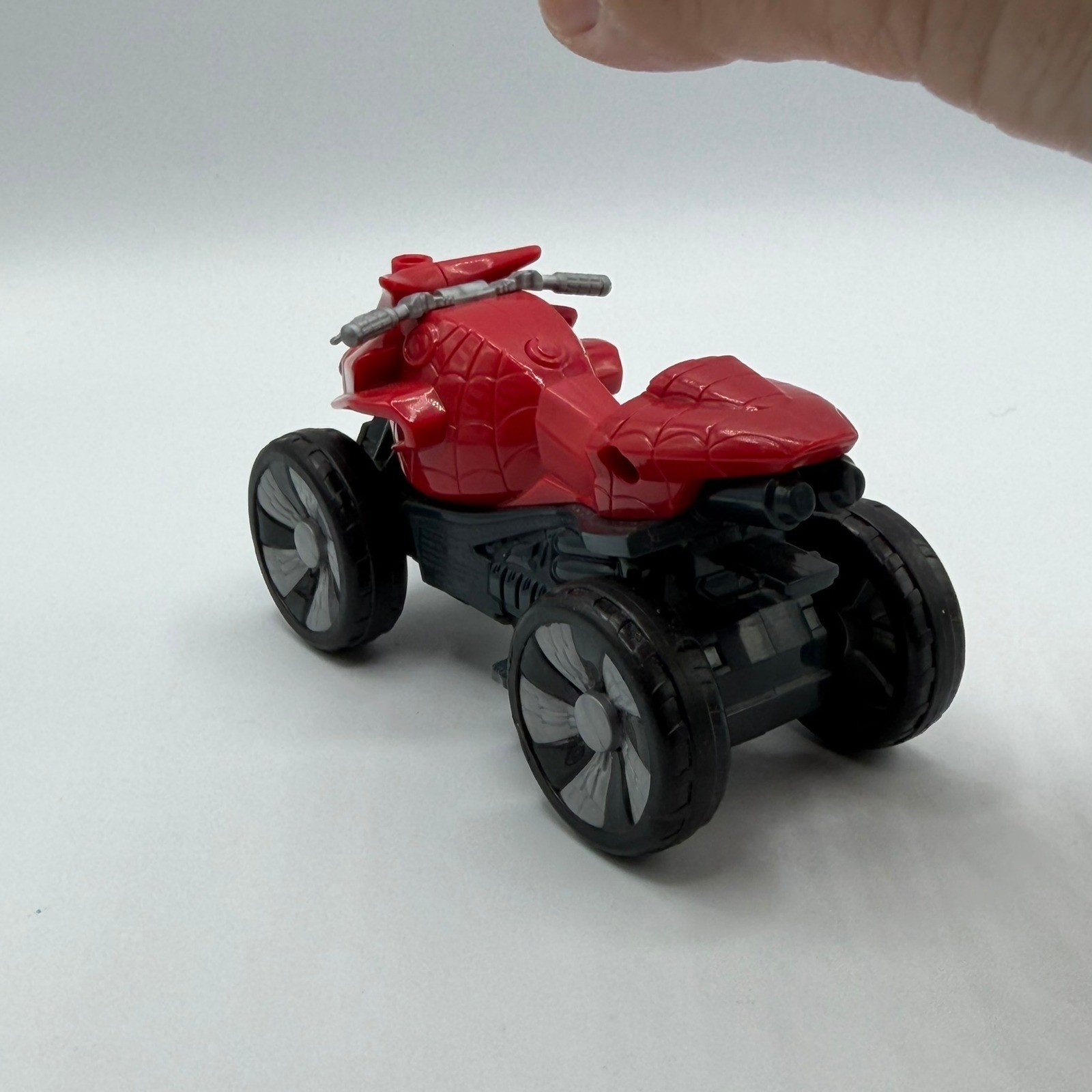 2016 Hasbro Marvel Spider-Man Blast N Go ATV Quad Bike Red Replacement Vehicle