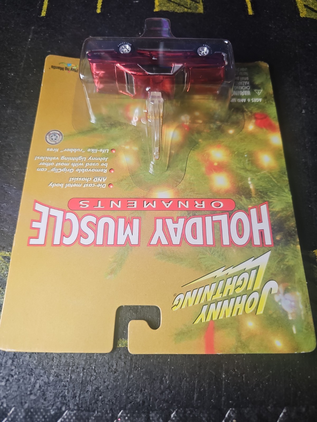 Johnny Lightning 1967 Pontiac GTO. Rare,VHTF! ’01 Holiday Muscle Ornaments Srs.