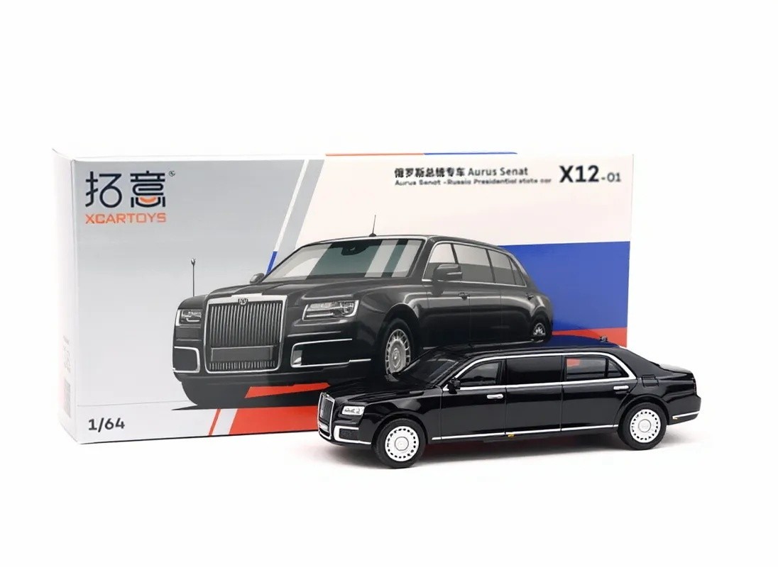 XCARTOYS 1:64 Aurus Senat Russian Presidential Model Diecast Metal Car