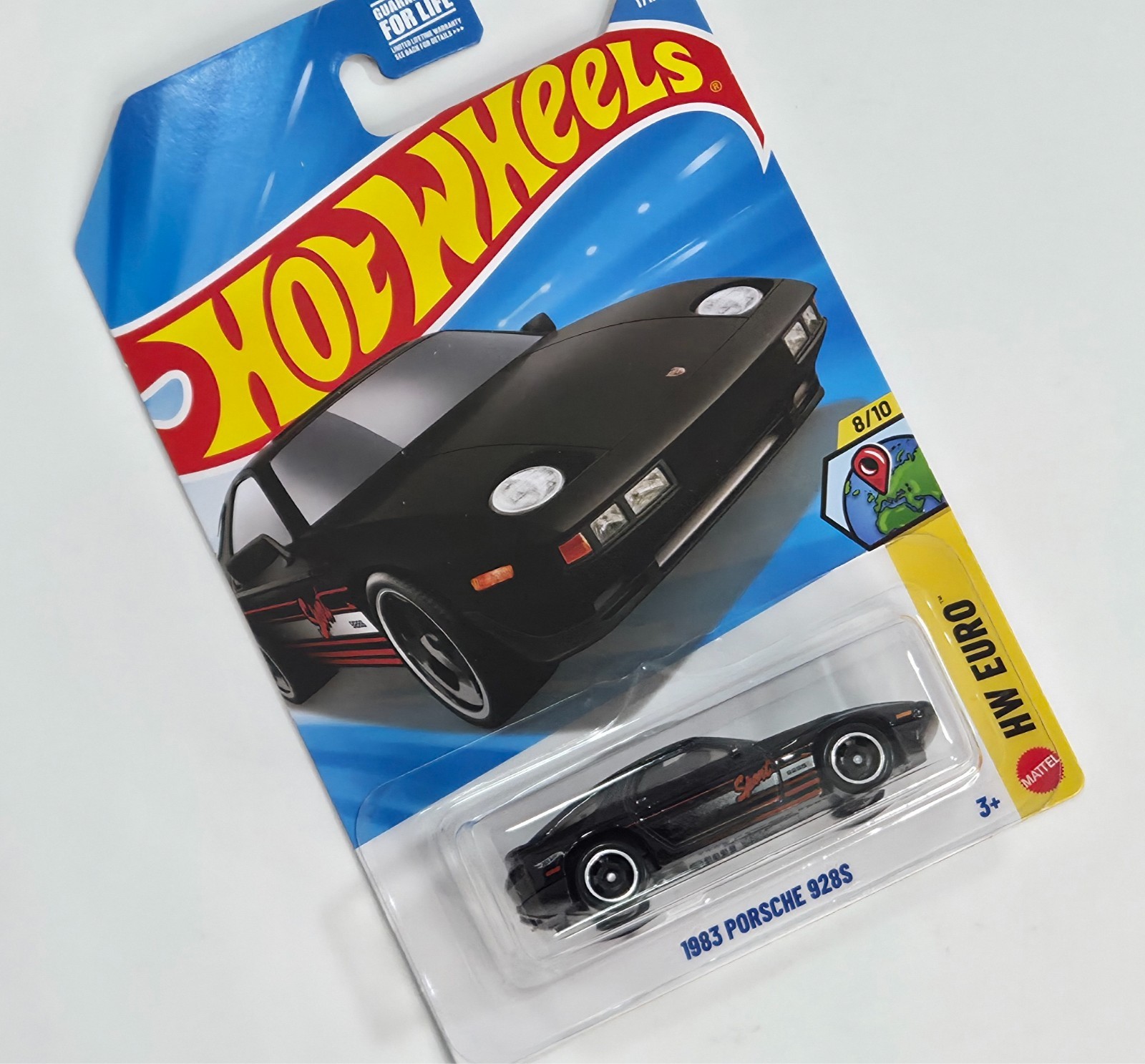 1983 Porsche 928S 171/250 JJK15 Hot Wheels 2026 HW Euro 8/10 black