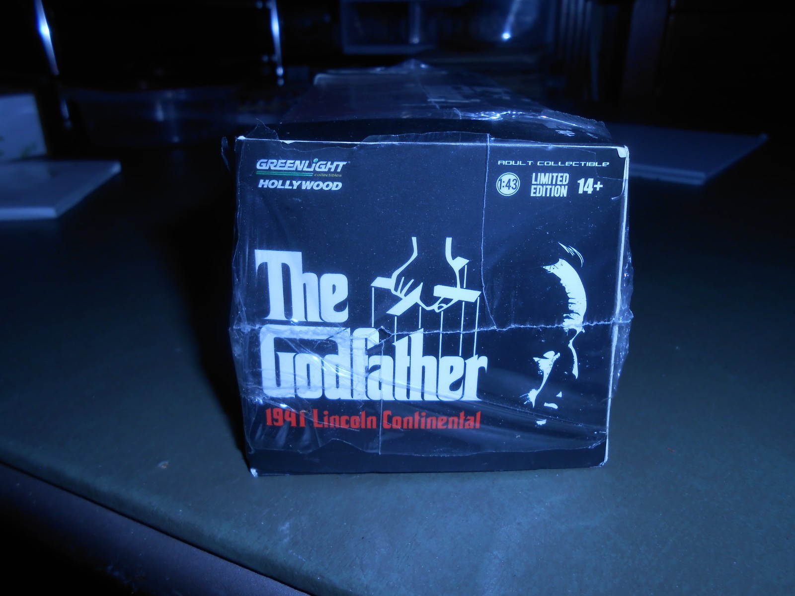 GreenLight Hollywood 1:43 1941 Lincoln Continental Diecast Car Black Godfather