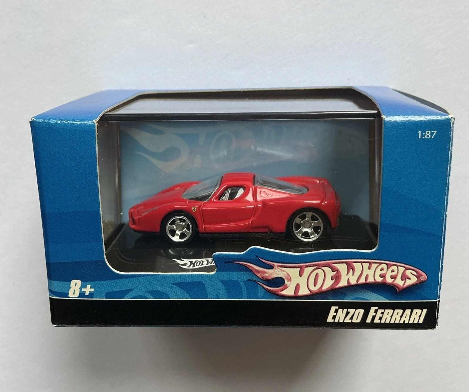 Hot Wheels 2007 ENZO FERRARI 1:87/HO Scale Lot of 3 Red, Black & Blue NIP