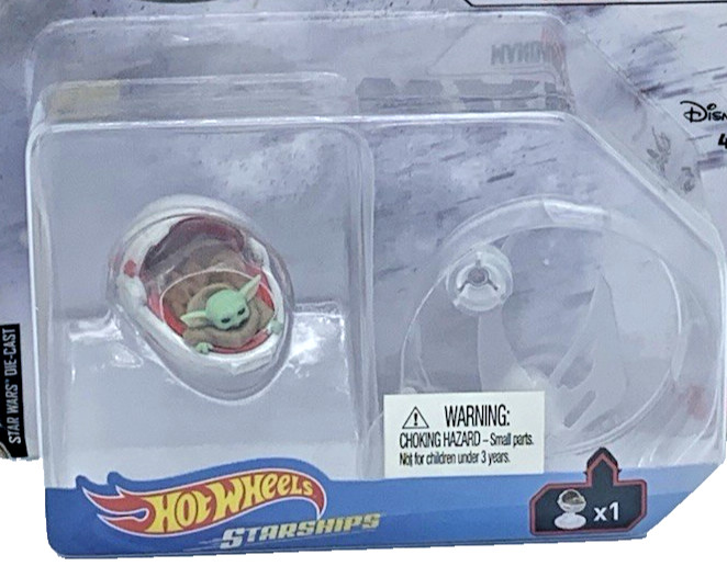 Hot Wheels Starships Star Wars Mandalorian The Child Hover Pram 2019 Brand New