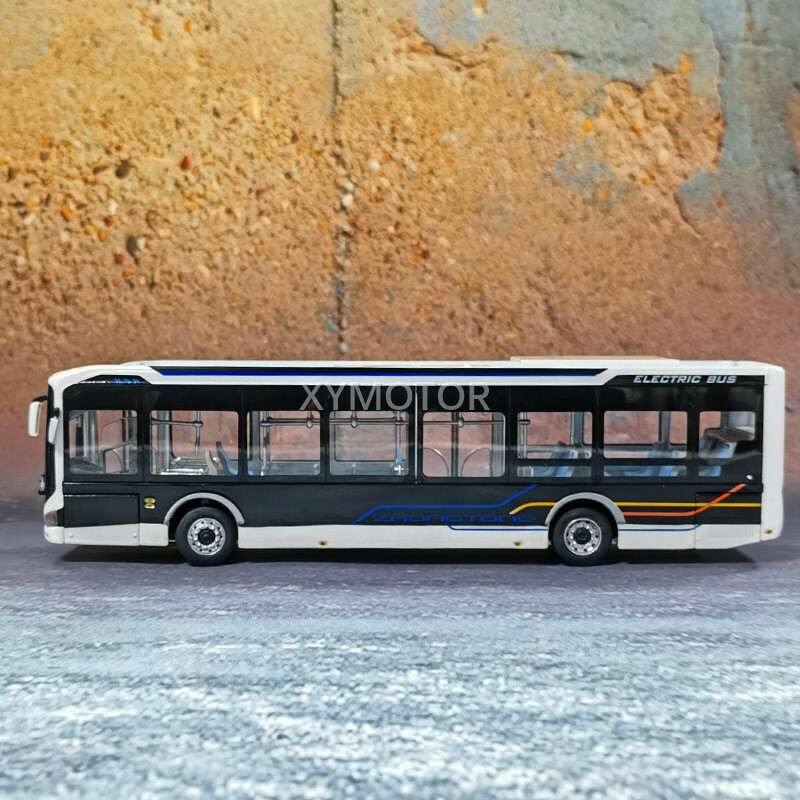 1:42 Zhongtong City Bus LCK6126EVGRA1 Pure electric Bus Diecast Car Model Gifts