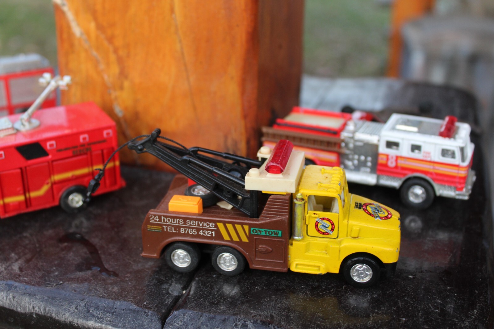 Road Champs Philly Fire Schylling Kintoy Tow Maisto Ford Tonka Truck Car Lot