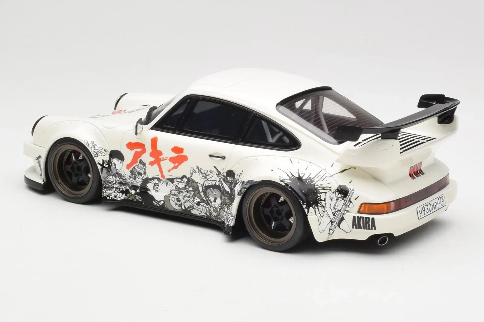 2024 Porsche 911 RWB Akira Glacier White in 1:18 scale by GT Spirit
