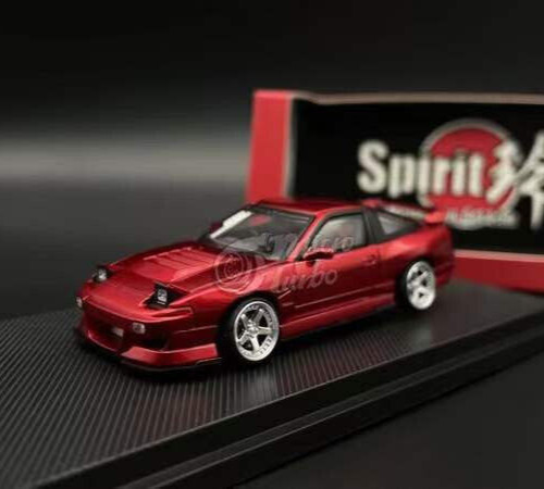 1/64 Metal NISSAN 180SX w/ Pop Up/Interior/Engine Model Car -IRIDESCENCE-