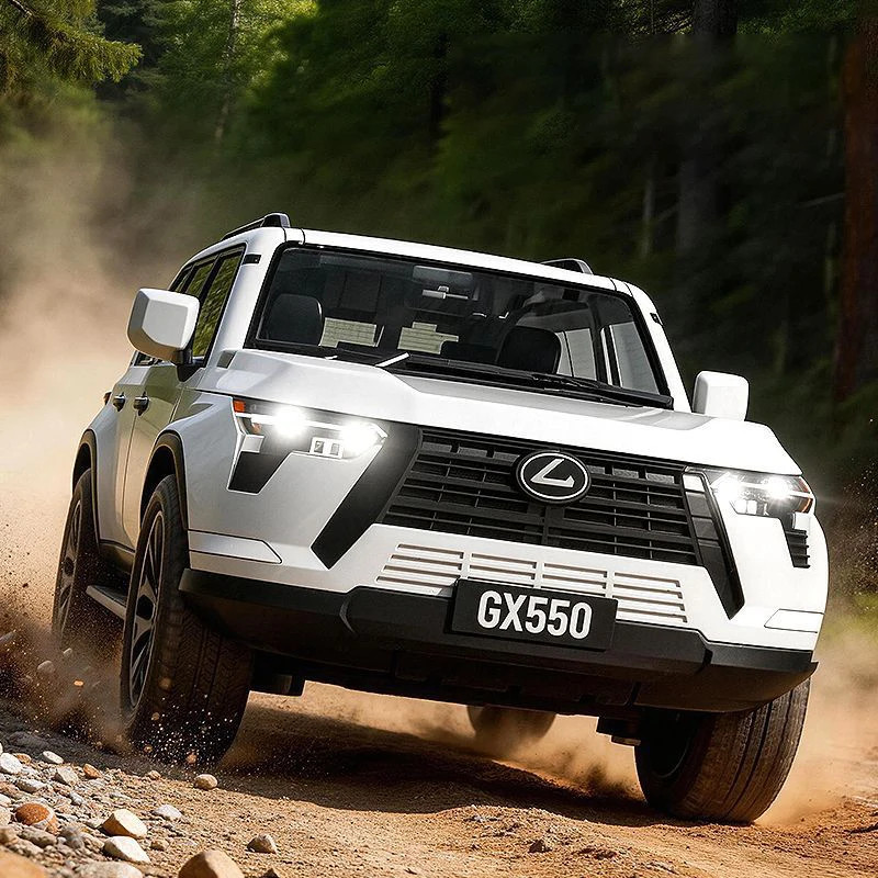 1:24 Lexus GX550 SUV Alloy Diecast Car Model Sound Light Kid’s Toy Collectibles