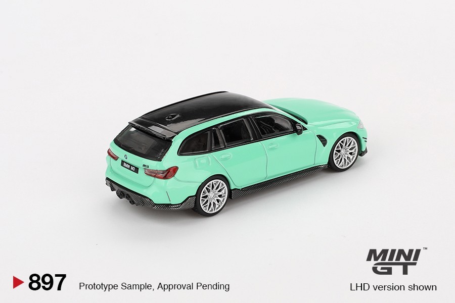 Mini GT 1:64 BMW M3 M Performance Touring – Mint Green #897