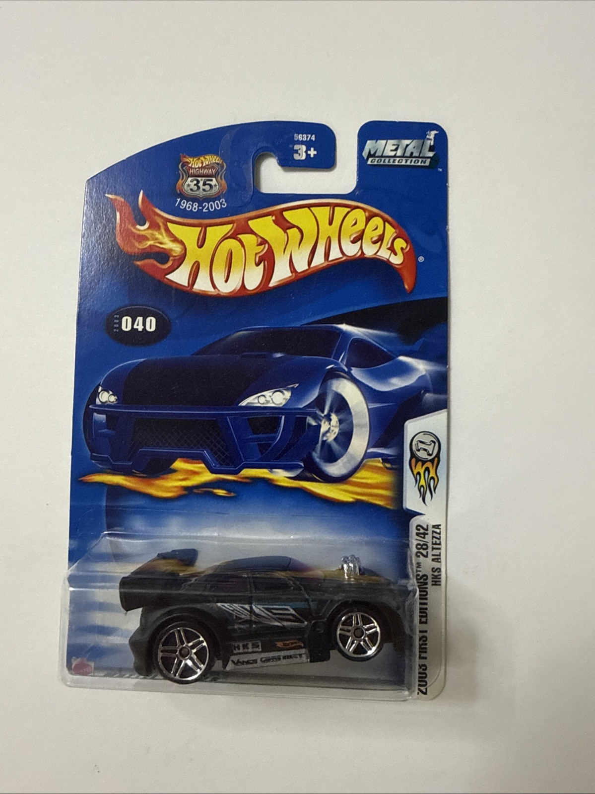 2003 Hot Wheels First Editions HKS Altezza 28/42 Collector #040 1:64 Scale
