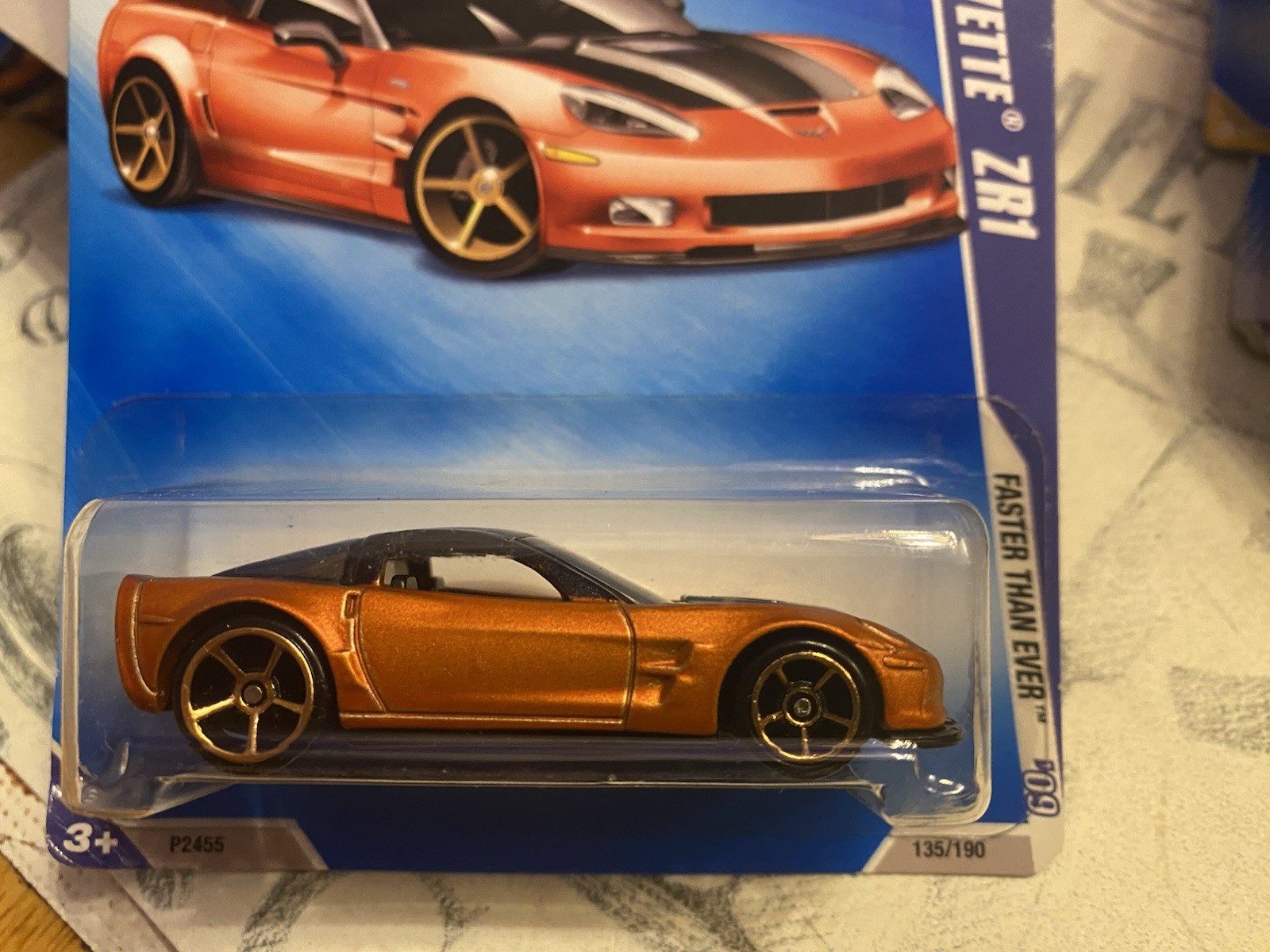 Hot Wheels ’09 Corvette ZR1 135/190 – Copper – 2009 Mainline A
