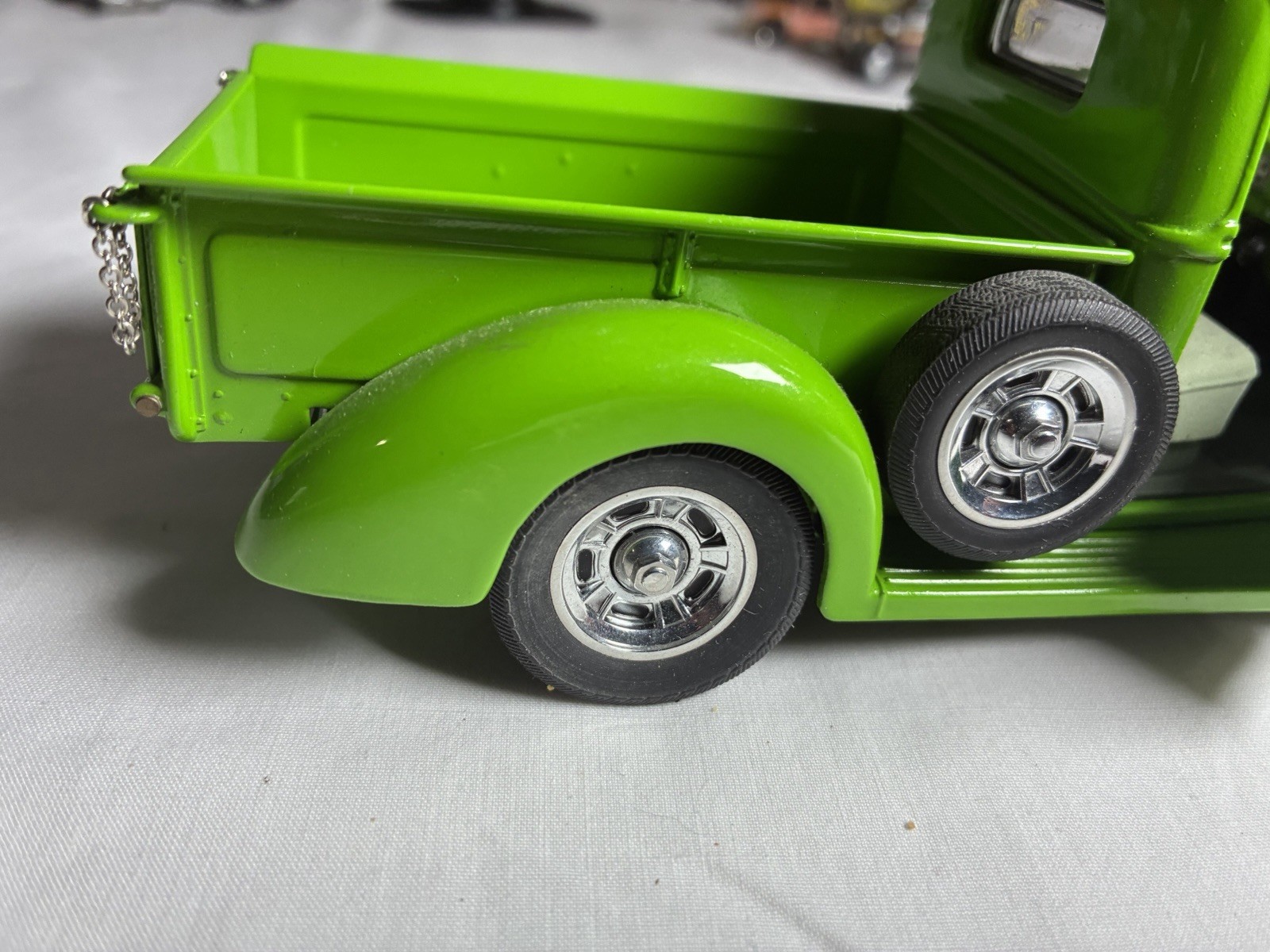 FRANKLIN MINT 1940 FORD CUSTOM PICKUP TRUCK GREEN THUNDER 1/24 DIECAST DC