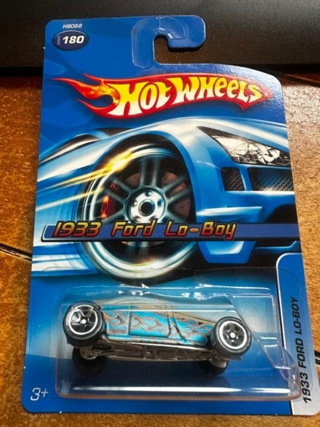 2005 Hot Wheels 1933 Ford Lo-Boy #180 Blue