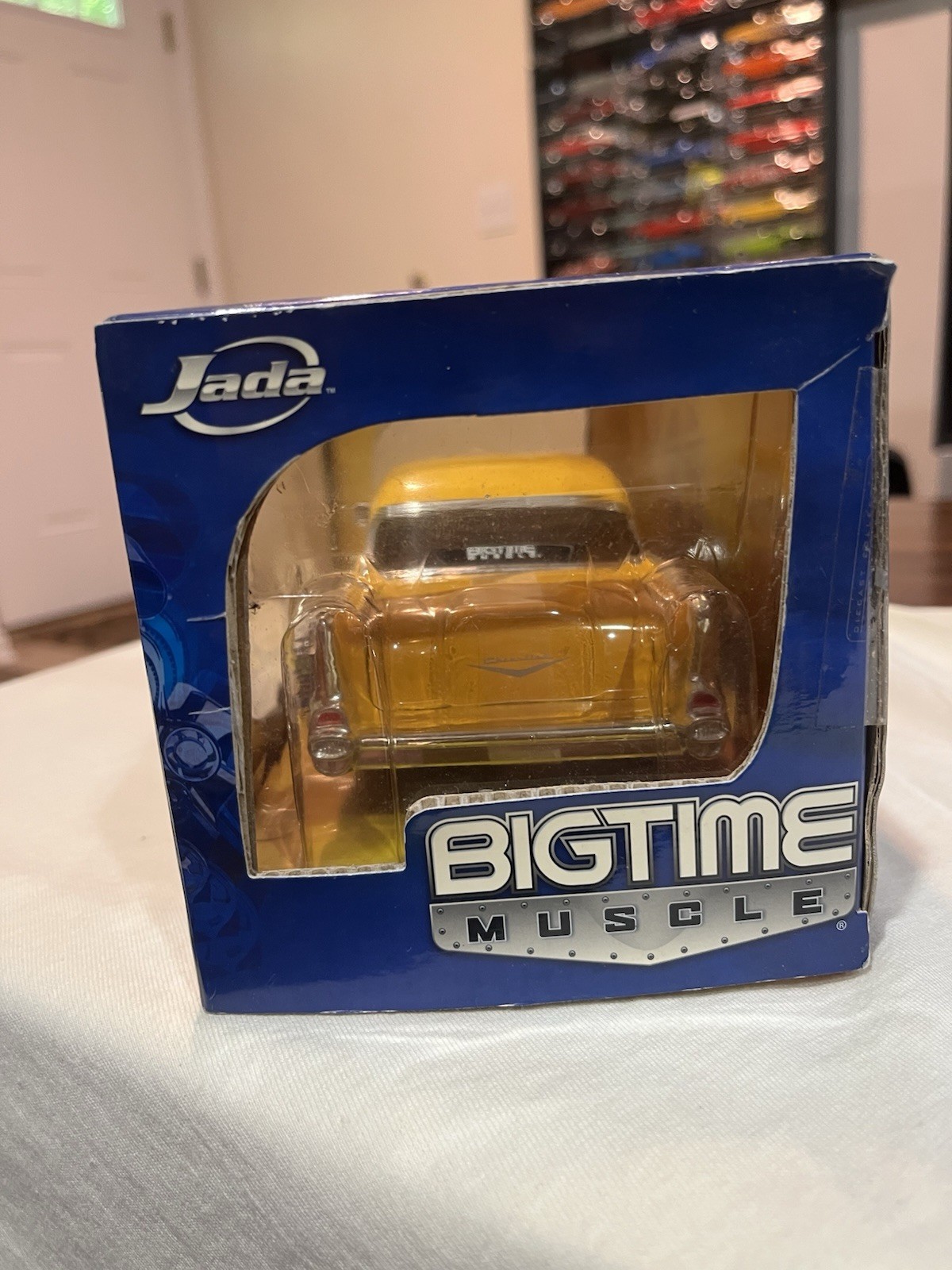 1:24 Jada 1957 Chevy Belair Yellow With Blower New In Box