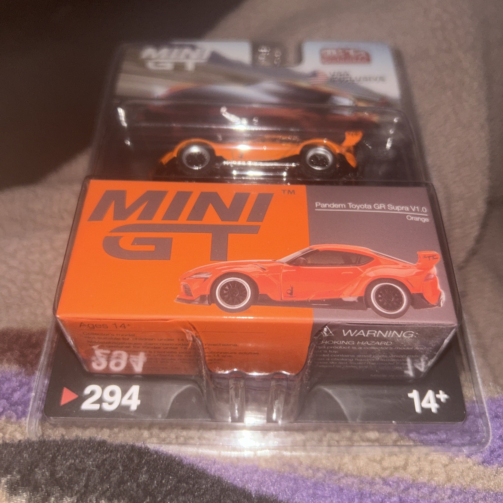 Mini GT Pandem Toyota GR Supra V1.0 Limited 294 Orange New Sealed