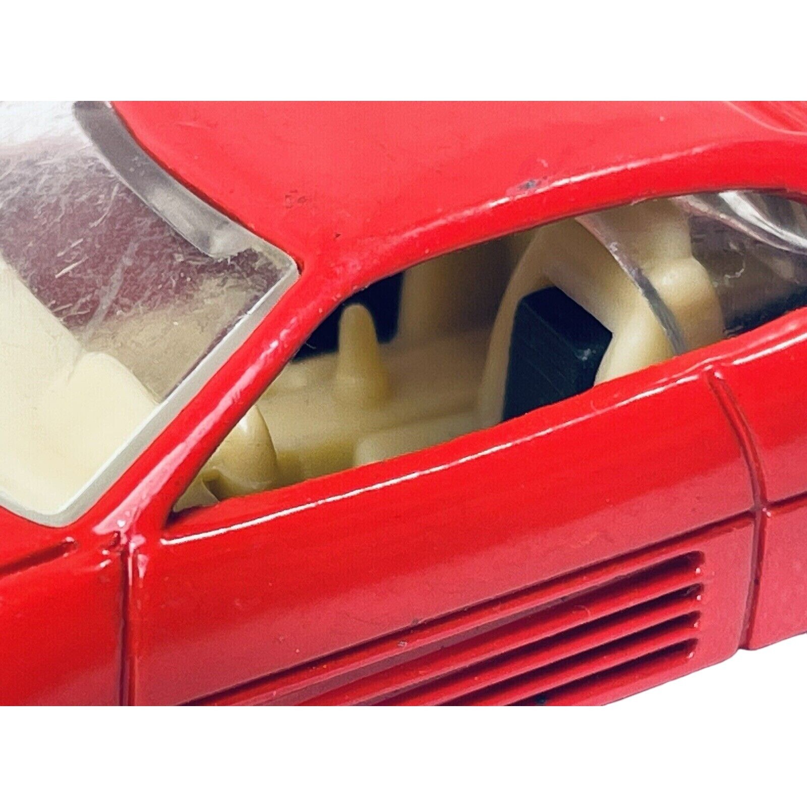 Hot Wheels 1998 Ferrari 348 – Red with Tan Interior Black 5 Dot Wheels