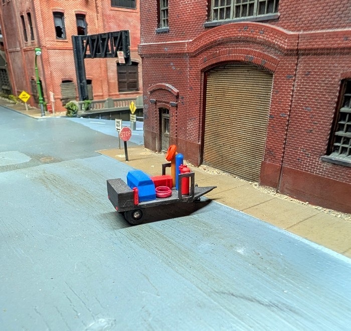 Custom Built 1/87 HO Scale Single Axle Welders Trailer. 3D Printed Resin Model