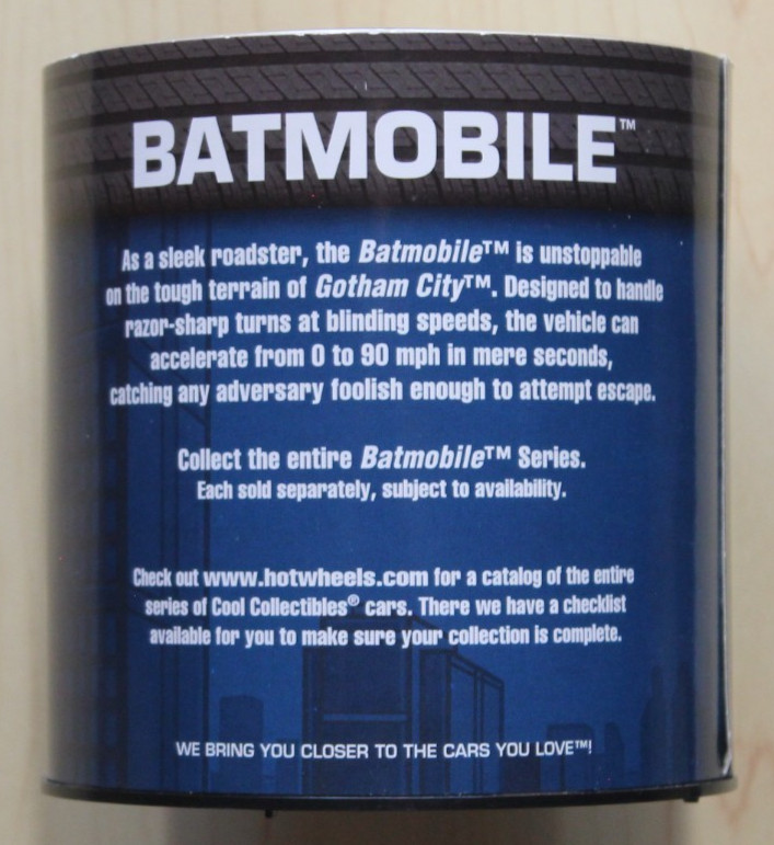 2004 Hot Wheels Oil Can Series 1/64 Batmobile #1 of 3
