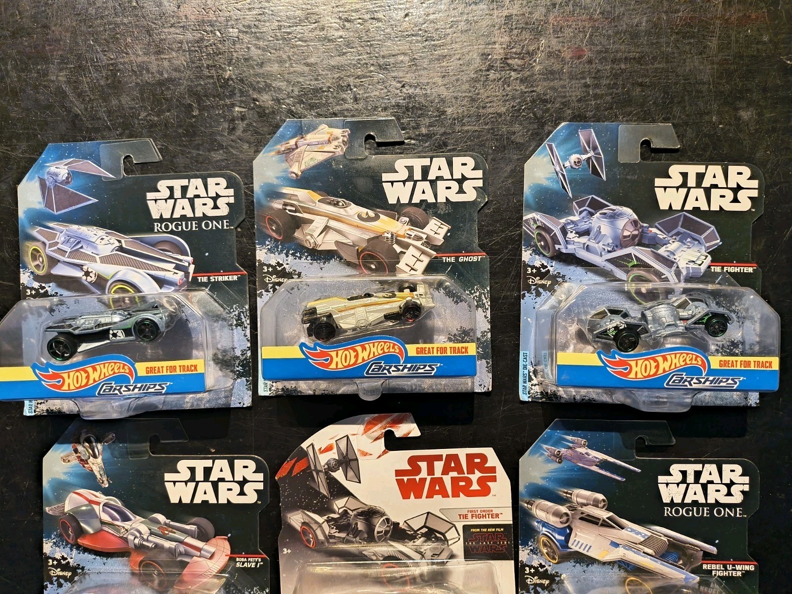 Hot Wheels Star Wars Carships (BUNDLE OF 10)