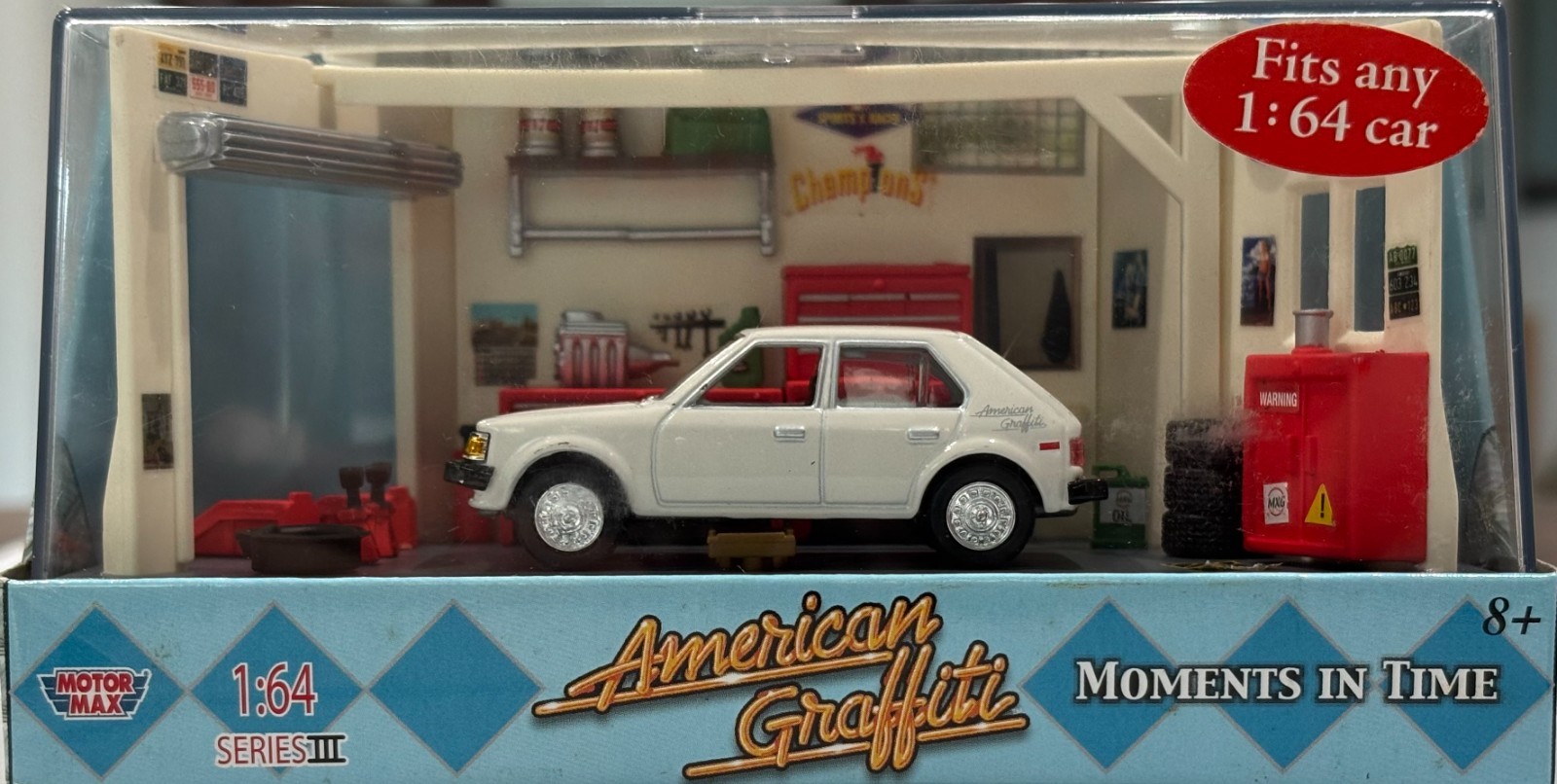 Motor Max American Graffiti Series III Diecast Lot 1:64 Dioramas 1:43 Cars 10 pc