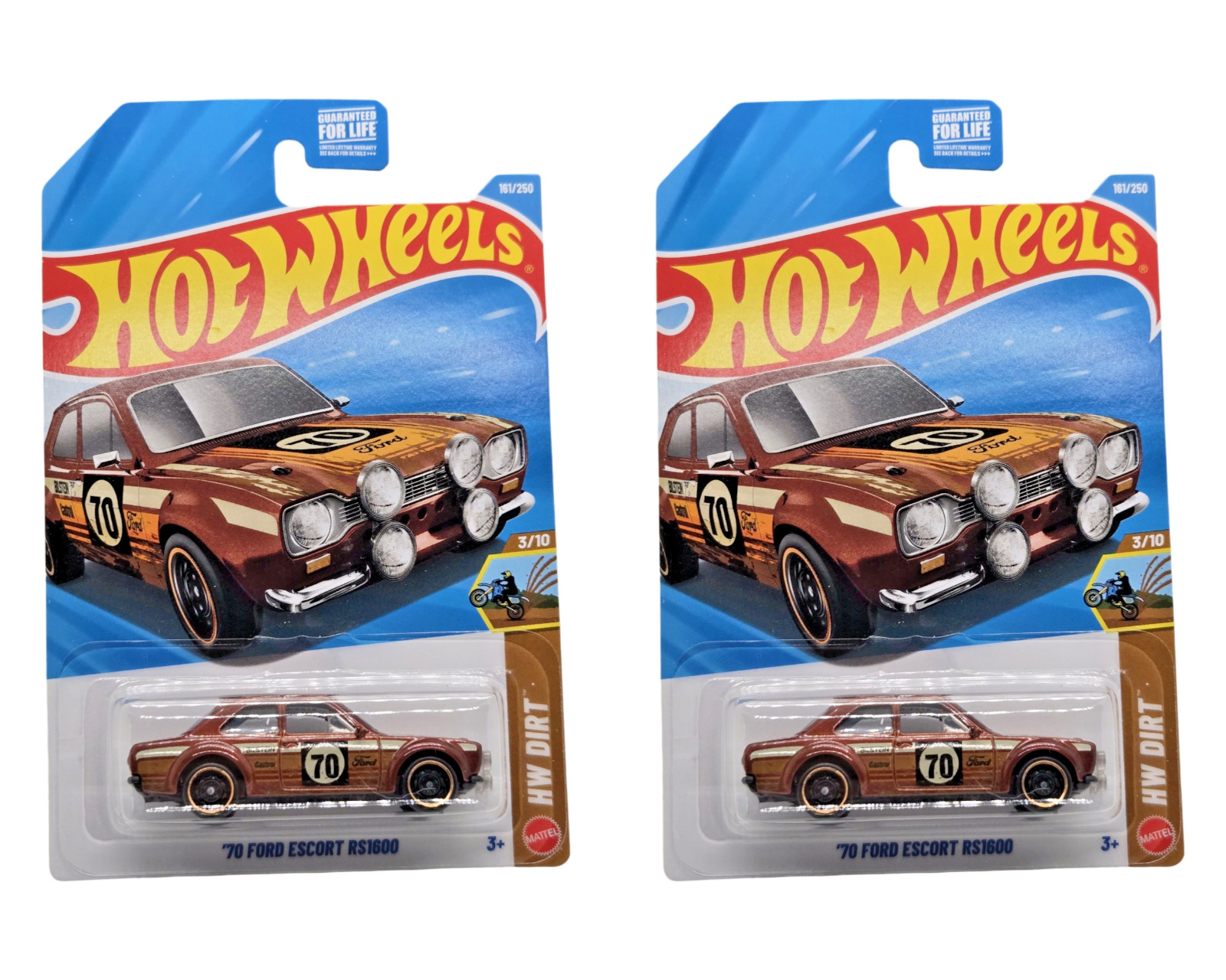 2026 Hot Wheels ’70 Ford Escort RS1600 #161 Bronze – Set of 2