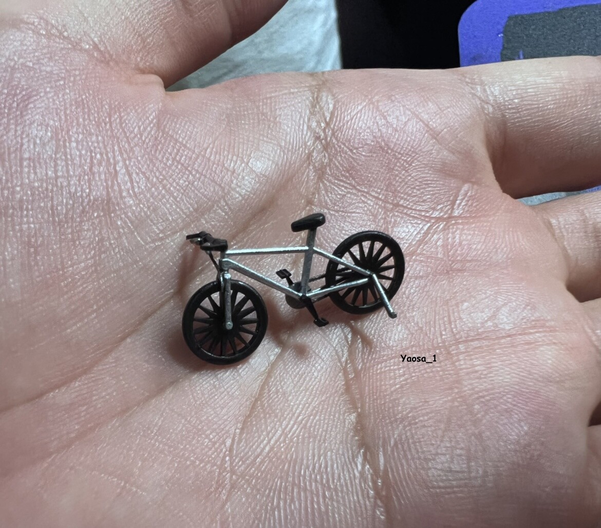1/64 Scale Mini Bike Model DIY Garage Scene Accessories 3D printing Hand Painted