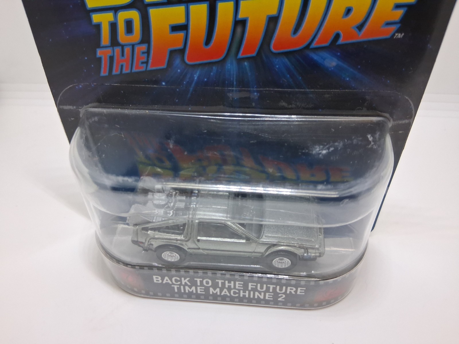 Hot Wheels Back to the Future Time Machine 2 FLD13 50th Anniversary 1:64 Diecast