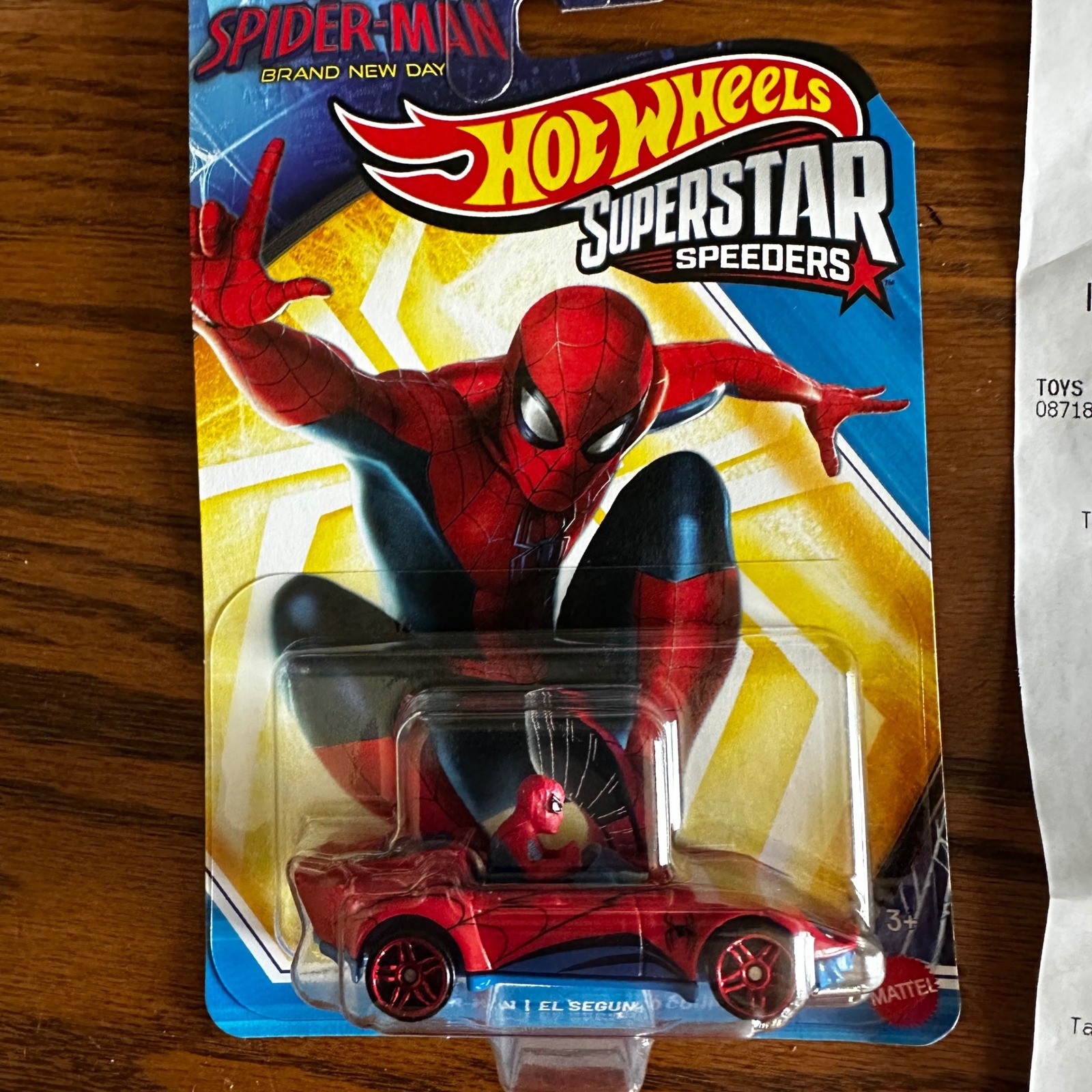 Spider-Man Hot Wheels Superstar Speeders El Segundo Coupe Red New Case