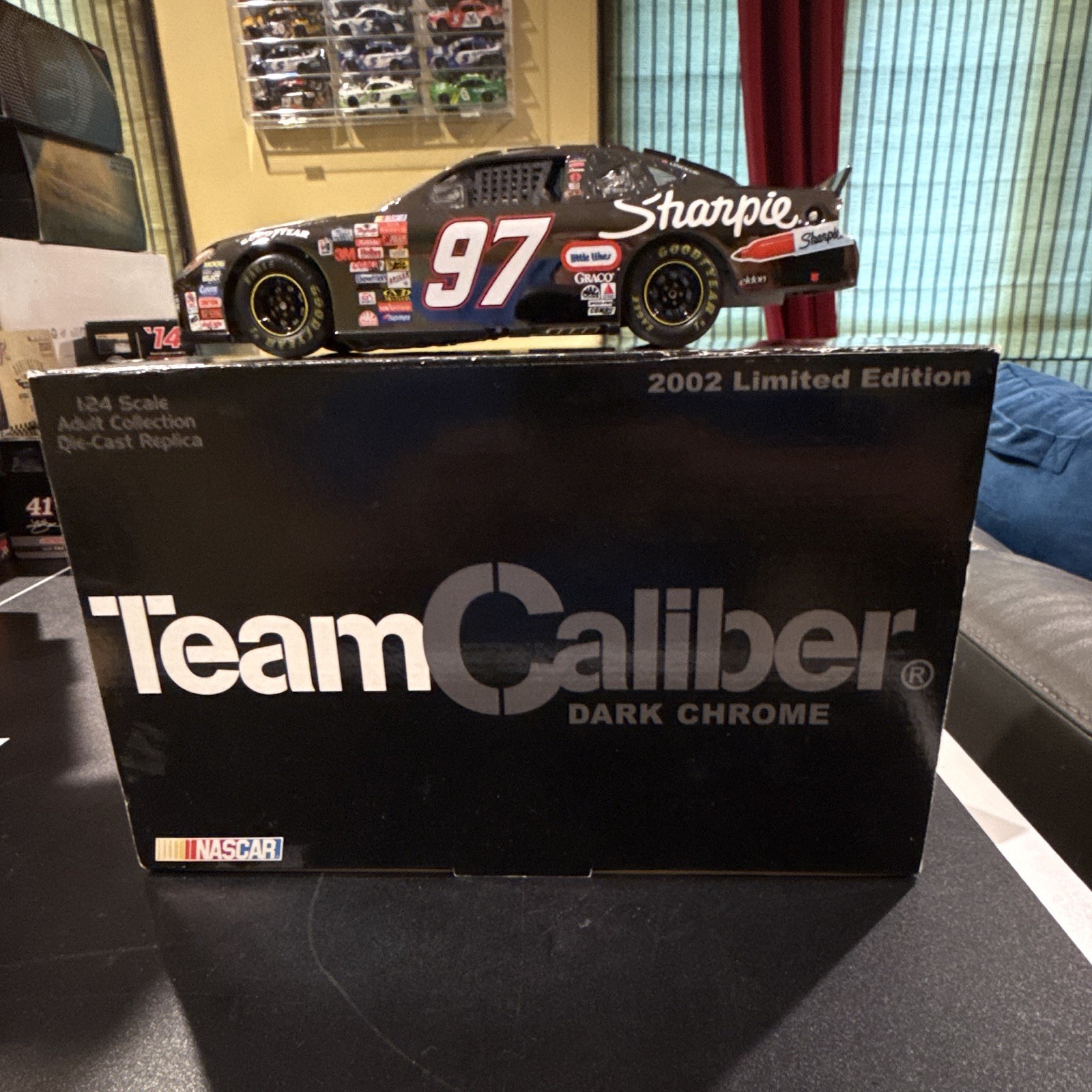 Team Caliber Dark Chrome 1:24 Kurt Busch #97 Sharpie Rubbermaid 2002 Ford Taurus