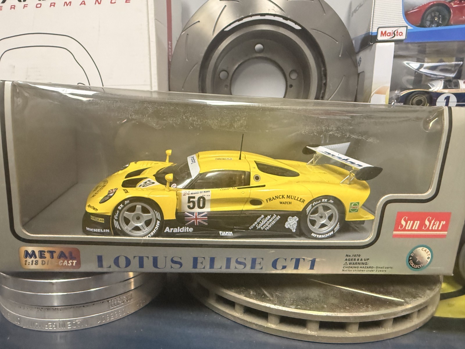 Sun Star 1/18 Lotus Elise GT1. #50