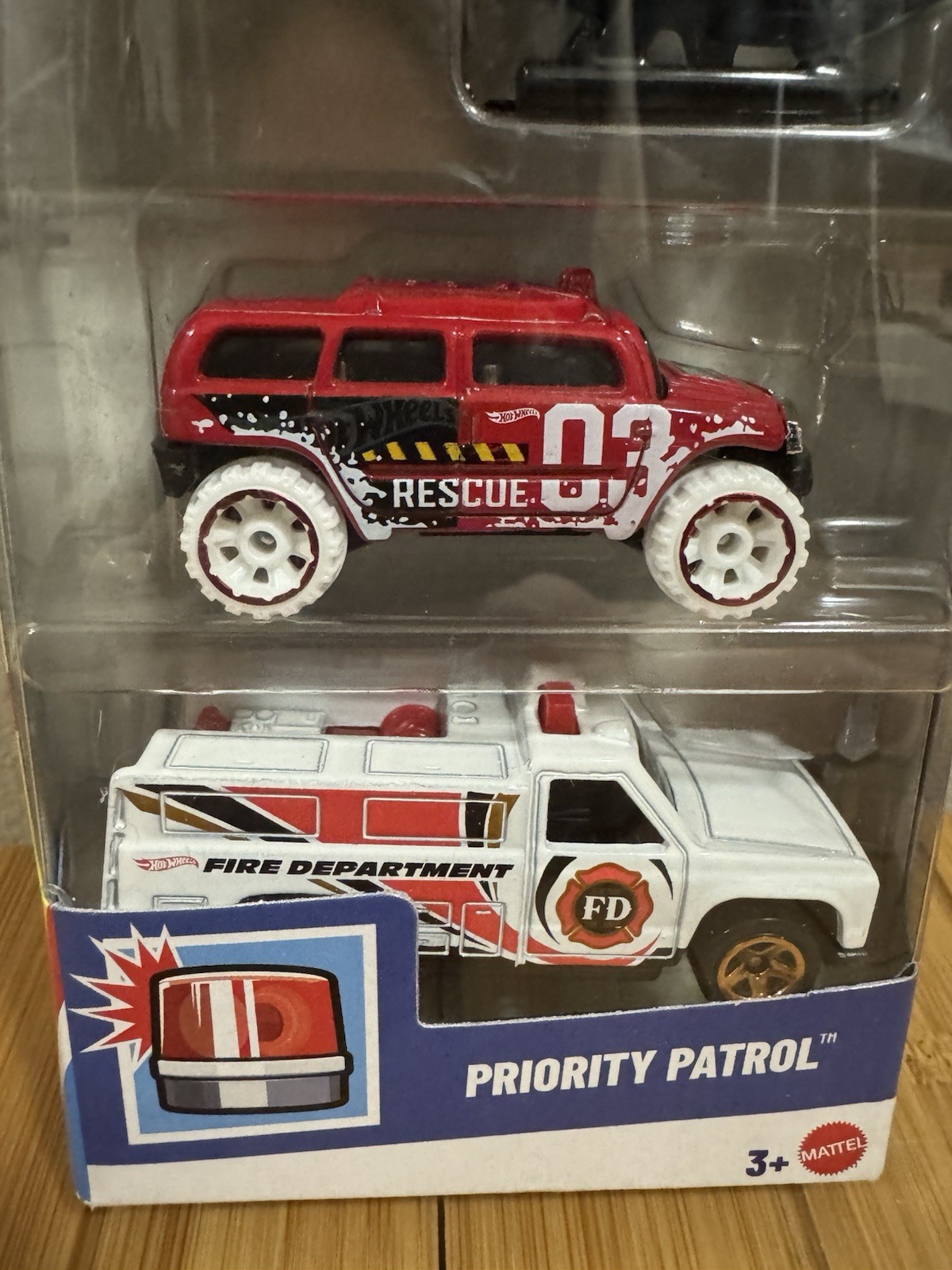 Hot Wheels 5 Pack Priority Patrol Police Fire Rescue Emergency Vehicles New