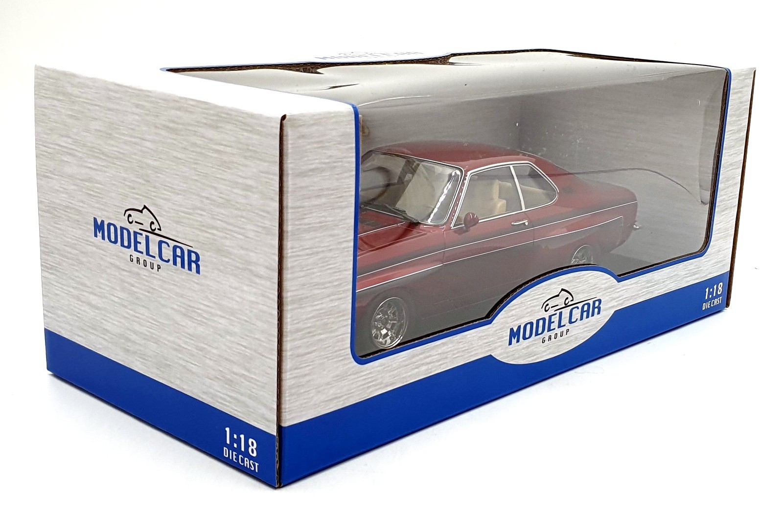 MCG 1/18 Scale Diecast MCG18427 – Opel Manta A – Met. Red