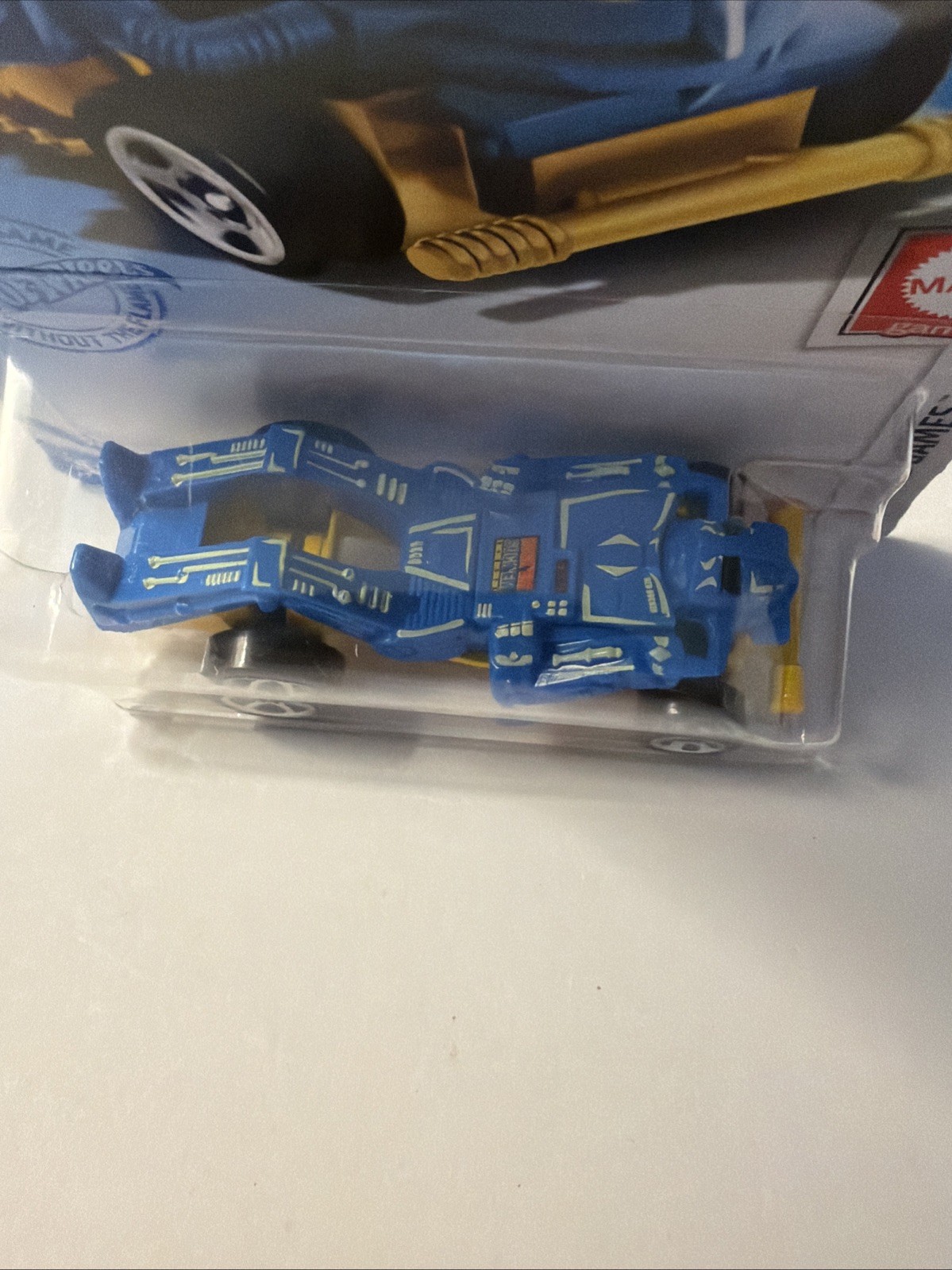 Hot Wheels Rock’em Sock’em Mattel Games 3/5 Zombot 46/250 Blue/Yellow