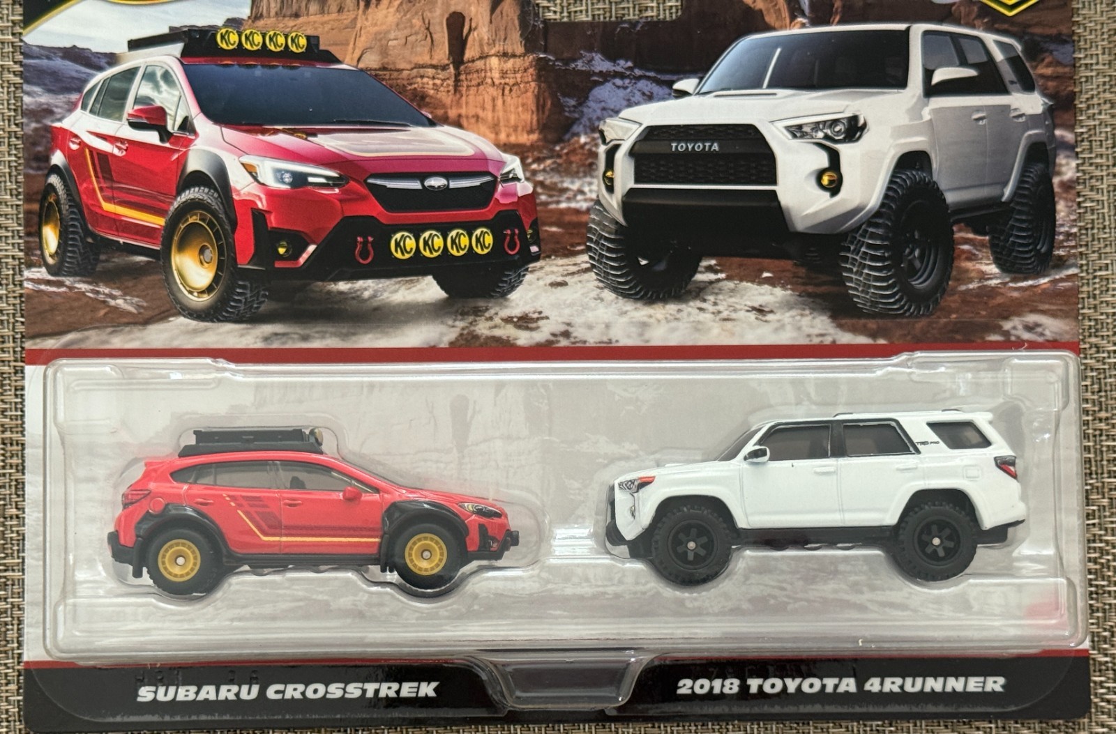 2025 Hot Wheels 2 pack Subaru Crosstrek , 2018 Toyota 4Runner , Free shipping !