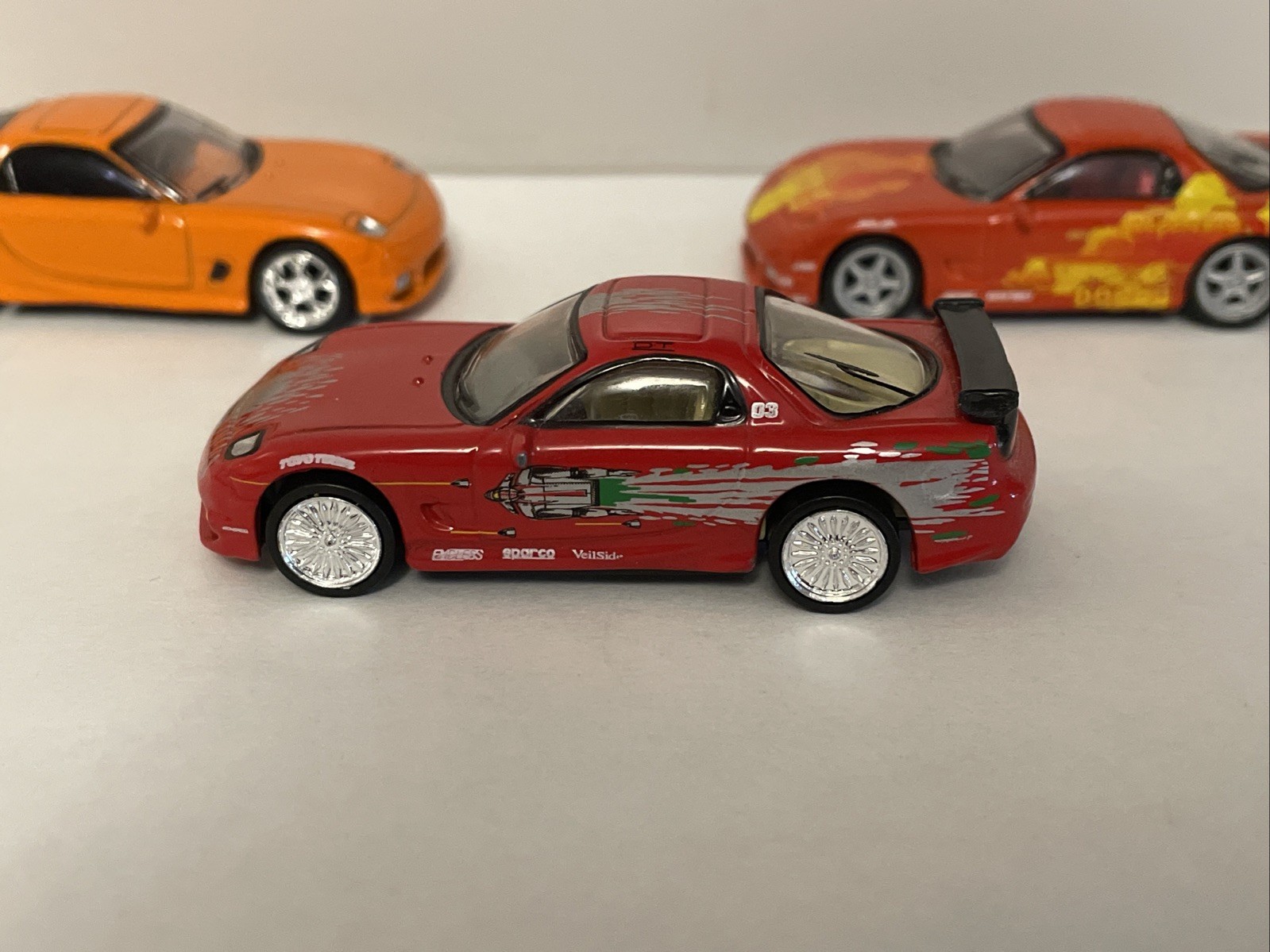 Racing Champions Fast And Furious 1993 Mazda RX-7 Lot Of 3 READ 1/64
