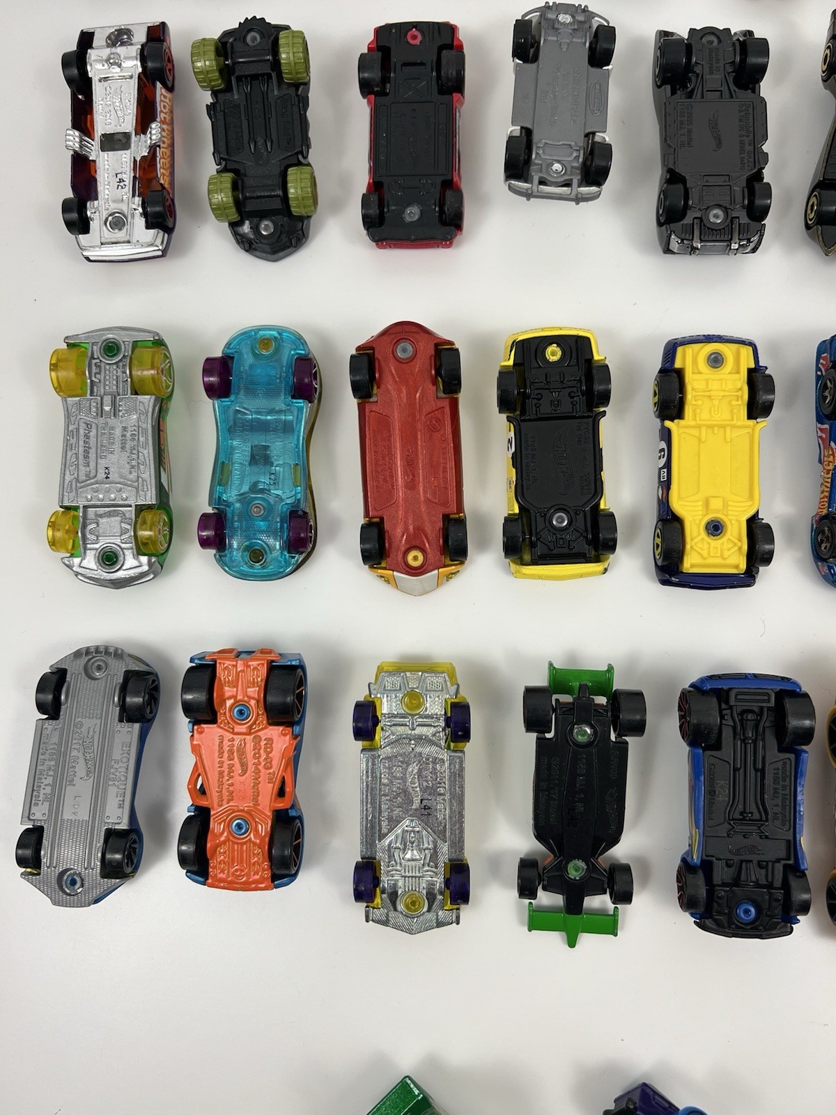 Hot Wheels Matchbox Mixed Lot Of 46 Race Car Style Metal Die Cast Vehicles Loose
