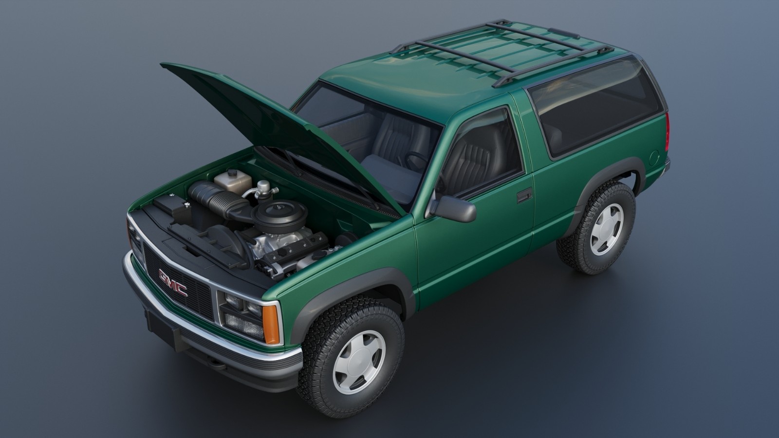 3d printed GMC Yukon 2 Door 1992 model car collectible replica