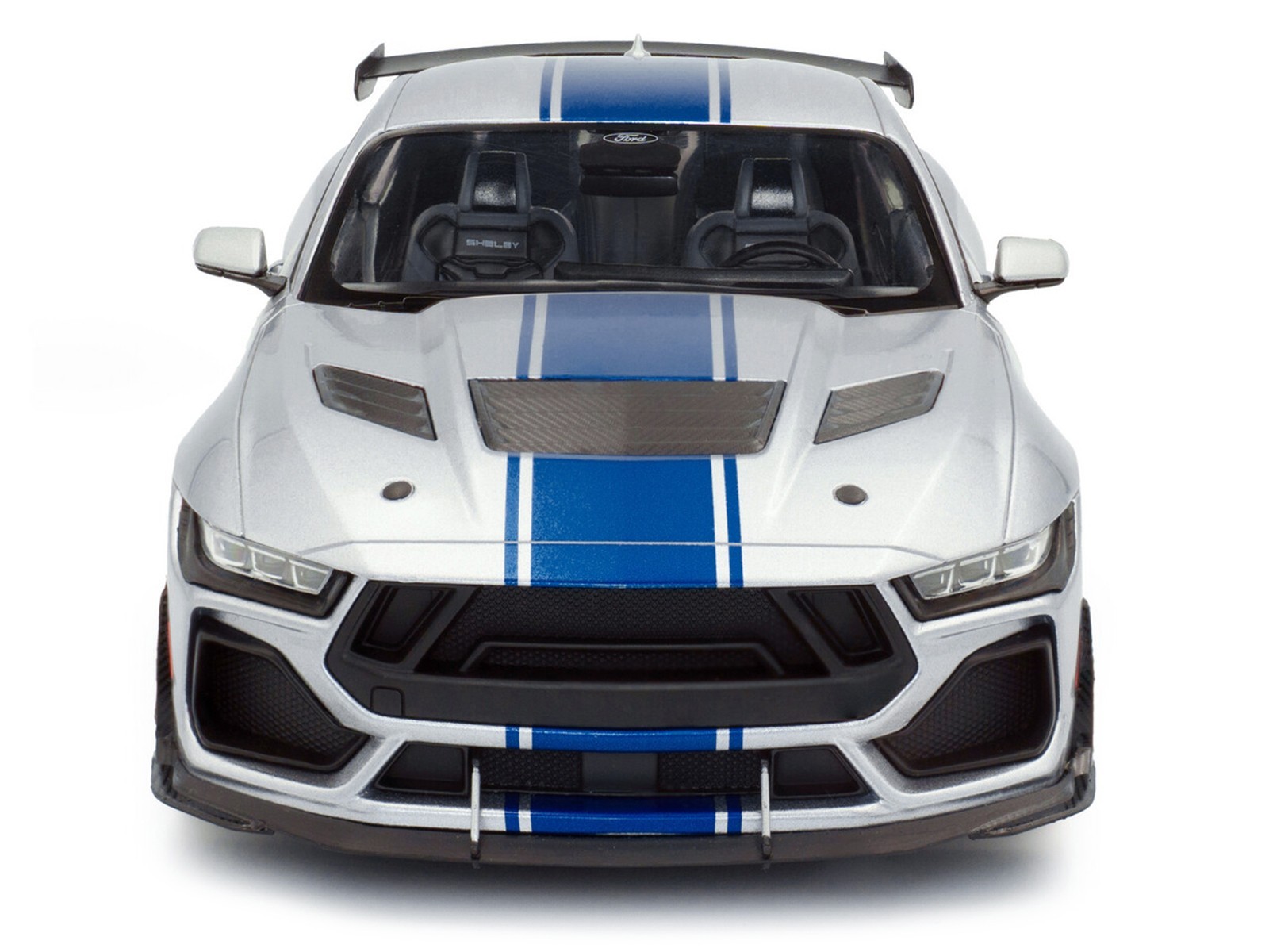 2024 FORD SHELBY MUSTANG SUPER SNAKE GRAY 1/18 DIECAST SOLIDO S1813803