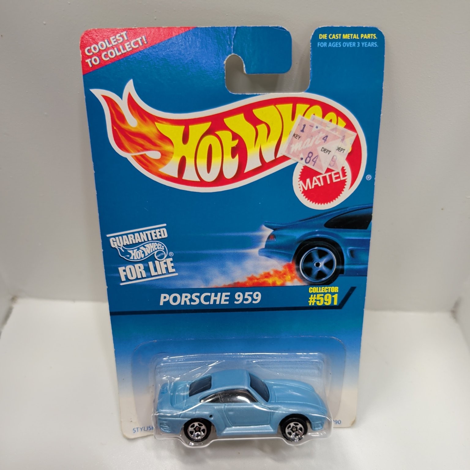Hot Wheels Porsche 959 Light Blue 1:64 Diecast Collector Supercar #591