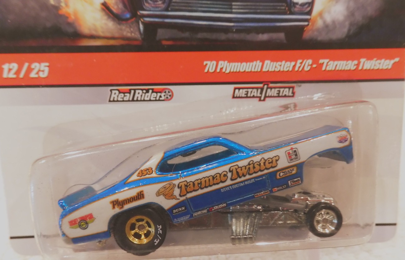 Hot Wheels Drag Strip Demons ’70 Plymouth Duster F/C Tarmac Twister 12/25