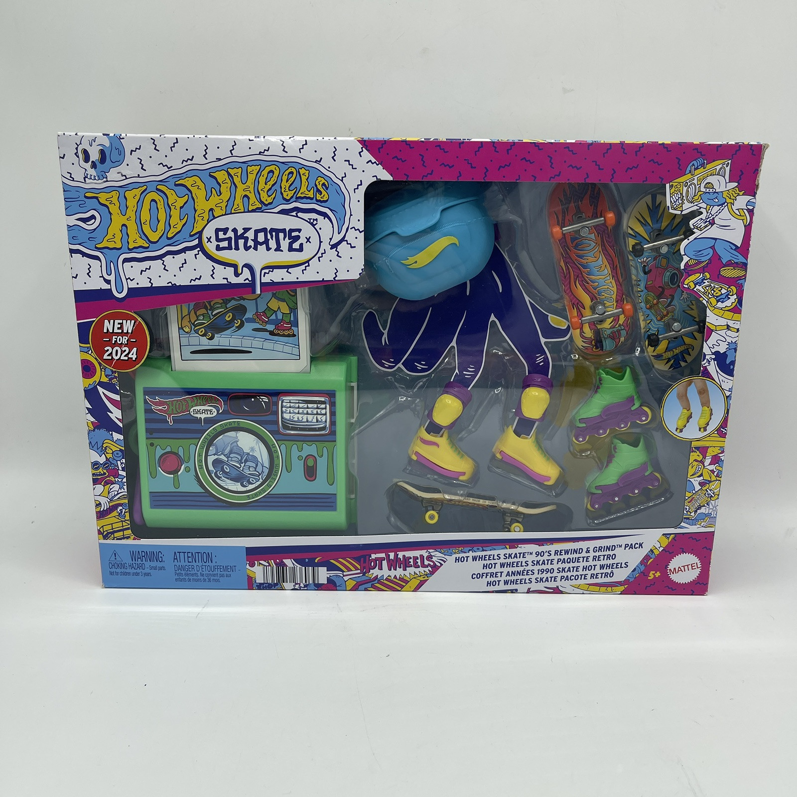 Hot Wheels Skate 90’s Skate Pack Rewind And Grind Pack