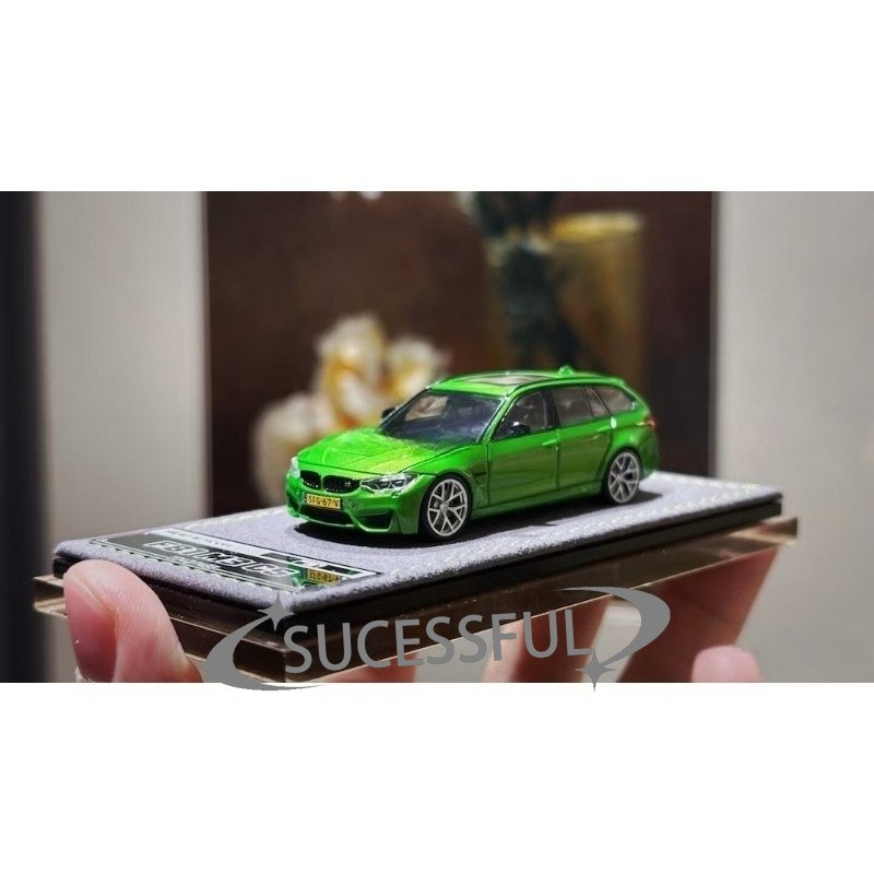 Mortal 1/64 Green BMW F81 M3 CS Wagon Metal Diecast Sports Car