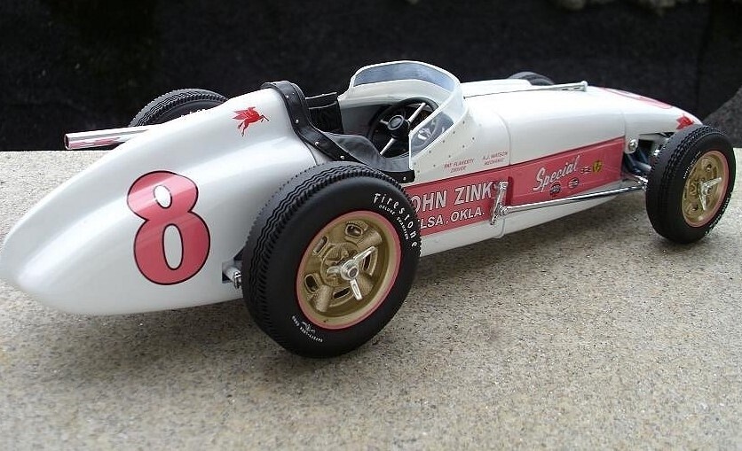 Race Car Formula 1 Vintage Classic Custom Hot Rod Model Promo